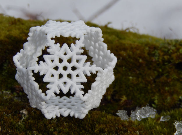 Designer Sarah Berube's Octahedral Snowflakes 2