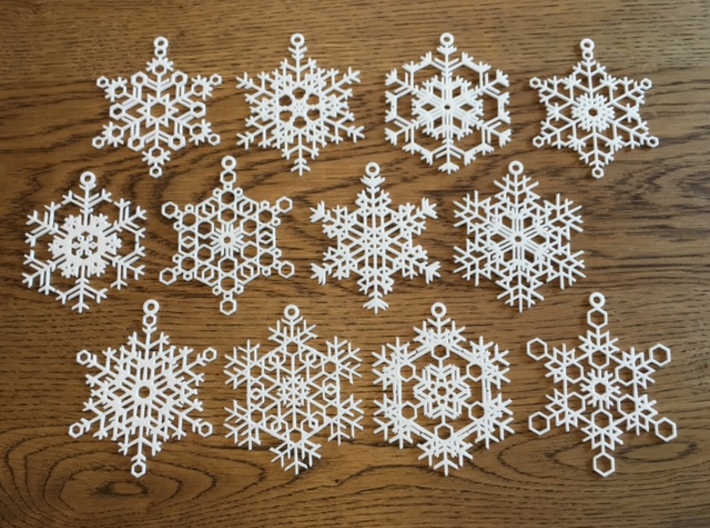 Download Trim Your Tree With Mathemagical Snowflake Ornaments Shapeways Blog