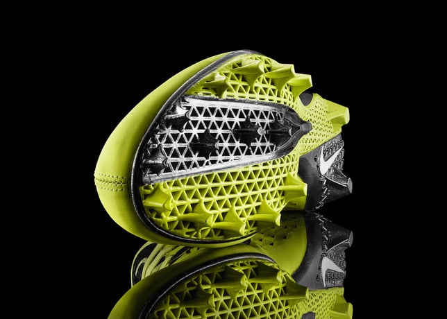 Nike Use 3D Printing to Manufacture the Vapor Laser Talon Football Shoe -  Shapeways Blog